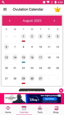 Ovulation Calculator android App screenshot 4